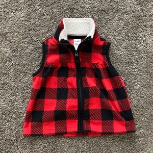 Carter's Buffalo Plaid Vest